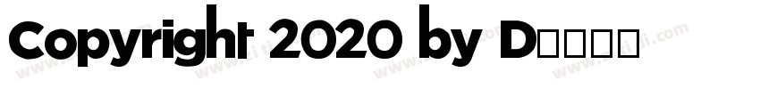 Copyright 2020 by D字体转换